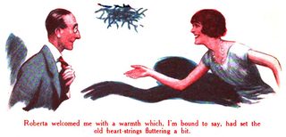 Roberta welcomed me with a warmth which, I'm bound to say, had set the old heart-strings futtering a bit.